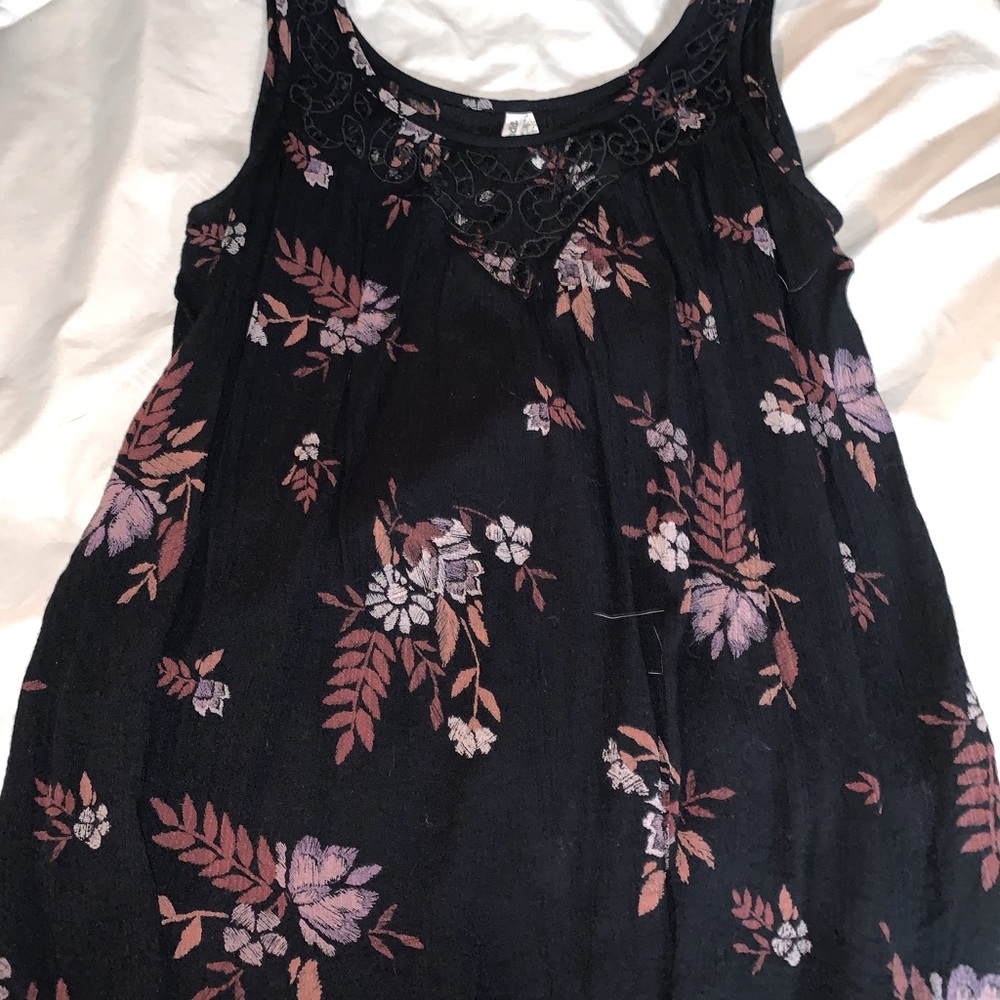 Extra Small Floral Mudd Tank Top